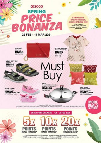 SOGO-Spring-Price-Bonanza-Sale-350x494 - Johor Kuala Lumpur Malaysia Sales Selangor Supermarket & Hypermarket 
