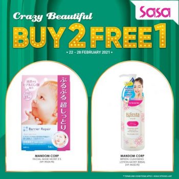 Sasa-Crazy-Beautiful-Buy-2-Free-1-Promotion-2-350x349 - Beauty & Health Cosmetics Johor Kedah Kelantan Kuala Lumpur Melaka Negeri Sembilan Pahang Penang Perak Perlis Personal Care Promotions & Freebies Putrajaya Sabah Sarawak Selangor Terengganu 