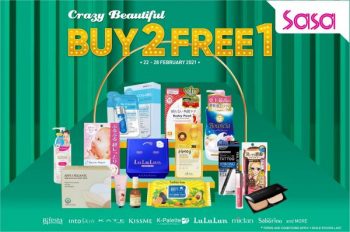 Sasa-Crazy-Beautiful-Buy-2-Free-1-Promotion-350x232 - Beauty & Health Cosmetics Johor Kedah Kelantan Kuala Lumpur Melaka Negeri Sembilan Pahang Penang Perak Perlis Personal Care Promotions & Freebies Putrajaya Sabah Sarawak Selangor Terengganu 