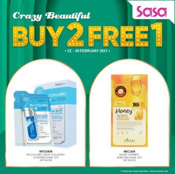 Sasa-Crazy-Beautiful-Buy-2-Free-1-Promotion-5-350x349 - Beauty & Health Cosmetics Johor Kedah Kelantan Kuala Lumpur Melaka Negeri Sembilan Pahang Penang Perak Perlis Personal Care Promotions & Freebies Putrajaya Sabah Sarawak Selangor Terengganu 