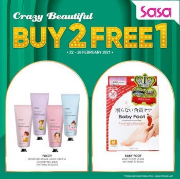 Sasa-Crazy-Beautiful-Buy-2-Free-1-Promotion-7-350x349 - Beauty & Health Cosmetics Johor Kedah Kelantan Kuala Lumpur Melaka Negeri Sembilan Pahang Penang Perak Perlis Personal Care Promotions & Freebies Putrajaya Sabah Sarawak Selangor Terengganu 