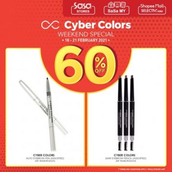 Sasa-Cyber-Colors-Weekend-Promotion-1-350x350 - Beauty & Health Cosmetics Johor Kedah Kelantan Kuala Lumpur Melaka Negeri Sembilan Online Store Pahang Penang Perak Perlis Personal Care Promotions & Freebies Putrajaya Sabah Sarawak Selangor Skincare Terengganu 