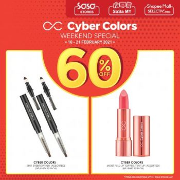 Sasa-Cyber-Colors-Weekend-Promotion-2-350x350 - Beauty & Health Cosmetics Johor Kedah Kelantan Kuala Lumpur Melaka Negeri Sembilan Online Store Pahang Penang Perak Perlis Personal Care Promotions & Freebies Putrajaya Sabah Sarawak Selangor Skincare Terengganu 