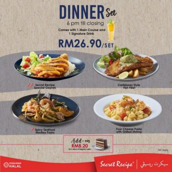 Secret-Recipe-Dinner-Set-Promotion-350x350 - Beverages Cake Food , Restaurant & Pub Johor Kedah Kelantan Kuala Lumpur Melaka Negeri Sembilan Pahang Penang Perak Perlis Promotions & Freebies Putrajaya Selangor Terengganu 