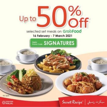 Secret-Recipe-Promotion-on-GrabFood-350x350 - Beverages Cake Food , Restaurant & Pub Johor Kedah Kelantan Kuala Lumpur Melaka Negeri Sembilan Online Store Pahang Penang Perak Perlis Promotions & Freebies Putrajaya Sabah Sarawak Selangor Terengganu 