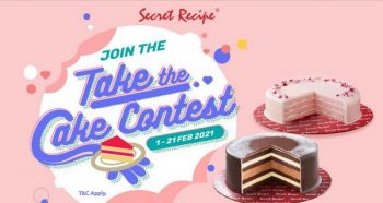 Secret-Recipe-Take-The-Cake-Contest-350x186 - Beverages Cake Events & Fairs Food , Restaurant & Pub Johor Kedah Kelantan Kuala Lumpur Melaka Negeri Sembilan Pahang Penang Perak Perlis Putrajaya Sabah Sarawak Selangor Terengganu 