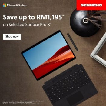 Senheng-Microsoft-Surface-Pro-X-Promo-350x350 - Electronics & Computers IT Gadgets Accessories Johor Kedah Kelantan Kuala Lumpur Laptop Melaka Negeri Sembilan Online Store Pahang Penang Perak Perlis Promotions & Freebies Putrajaya Sabah Sarawak Selangor Terengganu 