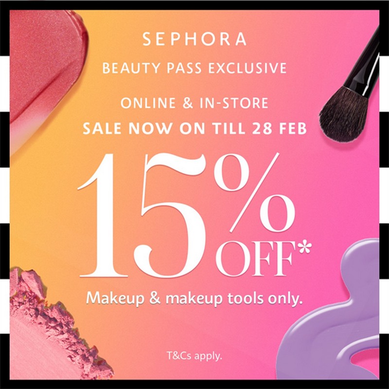 Now Till 28 Feb 2021 Sephora Beauty Pass Exclusive 15 Off