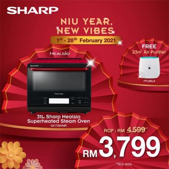 Sharp-Niu-Year-New-Vibes-Promo-350x350 - Electronics & Computers Home Appliances Johor Kedah Kelantan Kitchen Appliances Kuala Lumpur Melaka Negeri Sembilan Online Store Pahang Penang Perak Perlis Promotions & Freebies Putrajaya Sabah Sarawak Selangor Terengganu 