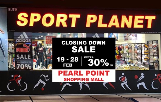 Sport-Planet-Closing-Down-Sale-at-Pearl-Point-Shopping-Mall - Apparels Fashion Accessories Fashion Lifestyle & Department Store Footwear Kuala Lumpur Selangor Sportswear Warehouse Sale & Clearance in Malaysia 