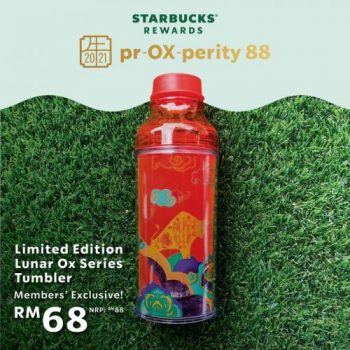 Starbucks-Lunar-Ox-Series-Tumbler-Promotion-350x350 - Beverages Buffet Food , Restaurant & Pub Johor Kedah Kelantan Kuala Lumpur Melaka Negeri Sembilan Pahang Penang Perak Perlis Promotions & Freebies Putrajaya Sabah Sarawak Selangor Terengganu 