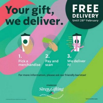 Starbucks-Siren-Gifting-Free-Delivery-Promotion-350x350 - Beverages Food , Restaurant & Pub Johor Kedah Kelantan Kuala Lumpur Melaka Negeri Sembilan Online Store Pahang Penang Perak Perlis Promotions & Freebies Putrajaya Sabah Sarawak Selangor Terengganu 