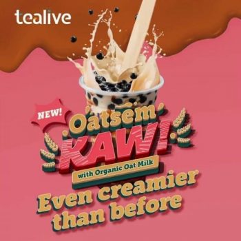 Tealive-Oatsem-Kaw-Promo-at-Freeport-AFamosa-Outlet-350x350 - Beverages Food , Restaurant & Pub Melaka Promotions & Freebies 