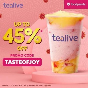 Tealive-Promotion-on-FoodPanda-350x350 - Beverages Food , Restaurant & Pub Johor Kedah Kelantan Kuala Lumpur Melaka Negeri Sembilan Online Store Pahang Penang Perak Perlis Promotions & Freebies Putrajaya Sabah Sarawak Selangor Terengganu 