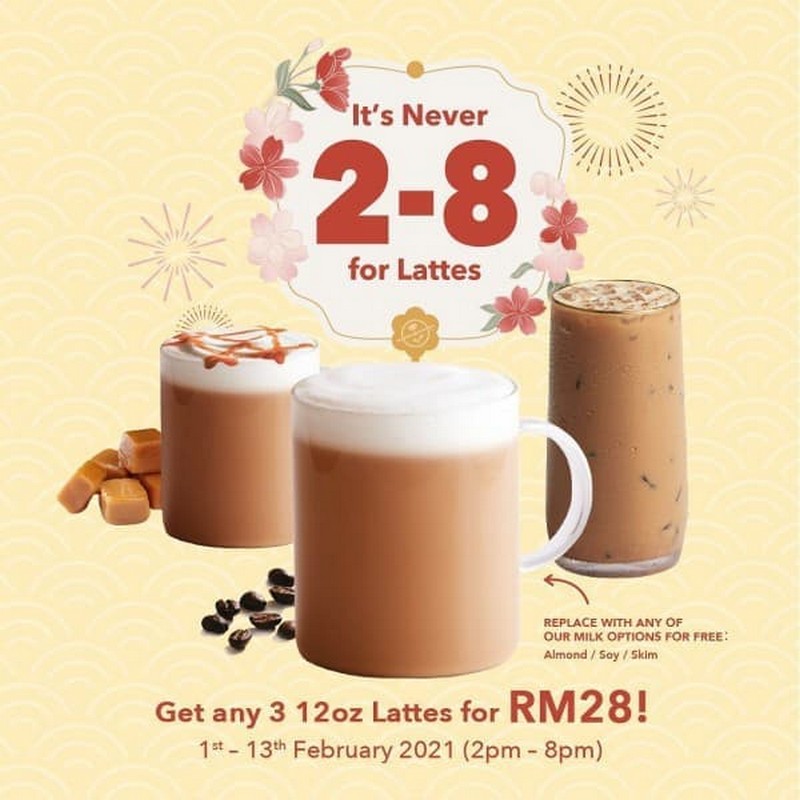 113 Feb 2021 The Coffee Bean & Tea Leaf Specials Promo at Johor Premium Outlets