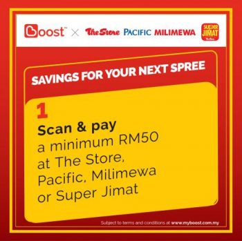 The-Store-Pacific-Milimewa-RM5-Cashback-Promotion-with-Boost-1-350x349 - Johor Kedah Kelantan Kuala Lumpur Melaka Negeri Sembilan Pahang Penang Perak Perlis Promotions & Freebies Putrajaya Sabah Sarawak Selangor Supermarket & Hypermarket Terengganu 