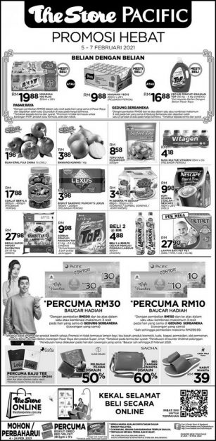 The-Store-and-Pacific-Hypermarket-Weekend-Promotion-307x625 - Johor Kedah Kelantan Kuala Lumpur Melaka Negeri Sembilan Pahang Penang Perak Perlis Promotions & Freebies Putrajaya Sabah Sarawak Selangor Supermarket & Hypermarket Terengganu 