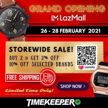 Timekeeper-Smart-Grand-Opening-Promo-on-Lazada-350x350 - Fashion Accessories Fashion Lifestyle & Department Store Johor Kedah Kelantan Kuala Lumpur Melaka Negeri Sembilan Online Store Pahang Penang Perak Perlis Promotions & Freebies Putrajaya Sabah Sarawak Selangor Terengganu Watches 