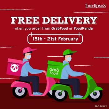 Tony-Romas-Free-Delivery-Promotion-on-GrabFood-FoodPanda-350x350 - Beverages Food , Restaurant & Pub Johor Kedah Kelantan Kuala Lumpur Melaka Negeri Sembilan Online Store Pahang Penang Perak Perlis Promotions & Freebies Putrajaya Sabah Sarawak Selangor Terengganu 