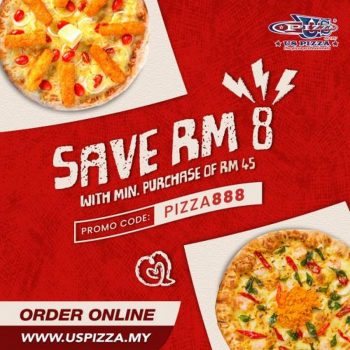 US-Pizza-Online-Promotion-350x350 - Beverages Food , Restaurant & Pub Johor Kedah Kelantan Kuala Lumpur Melaka Negeri Sembilan Online Store Pahang Penang Perak Perlis Pizza Promotions & Freebies Putrajaya Sabah Sarawak Selangor Terengganu 