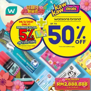 Watsons-Member-Promotion-5-350x350 - Beauty & Health Health Supplements Johor Kedah Kelantan Kuala Lumpur Melaka Negeri Sembilan Pahang Penang Perak Perlis Personal Care Promotions & Freebies Putrajaya Sabah Sarawak Selangor Terengganu