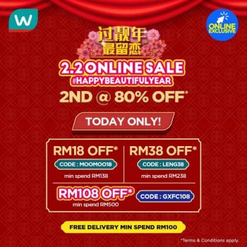 Watsons-Online-2.2-Sale-3-350x350 - Beauty & Health Health Supplements Johor Kedah Kelantan Kuala Lumpur Malaysia Sales Melaka Negeri Sembilan Online Store Pahang Penang Perak Perlis Personal Care Putrajaya Sabah Sarawak Selangor Terengganu 