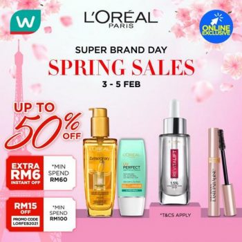 Watsons-Online-Loreal-Super-Brand-Day-Sale-350x350 - Beauty & Health Health Supplements Johor Kedah Kelantan Kuala Lumpur Malaysia Sales Melaka Negeri Sembilan Online Store Pahang Penang Perak Perlis Personal Care Putrajaya Sabah Sarawak Selangor Skincare Terengganu 