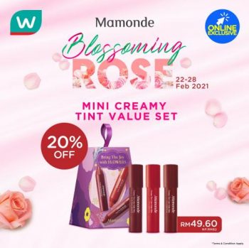 Watsons-Online-Mamonde-Blossoming-Day-Promotion-1-350x349 - Beauty & Health Cosmetics Johor Kedah Kelantan Kuala Lumpur Melaka Negeri Sembilan Online Store Pahang Penang Perak Perlis Personal Care Promotions & Freebies Putrajaya Sabah Sarawak Selangor Skincare Terengganu 