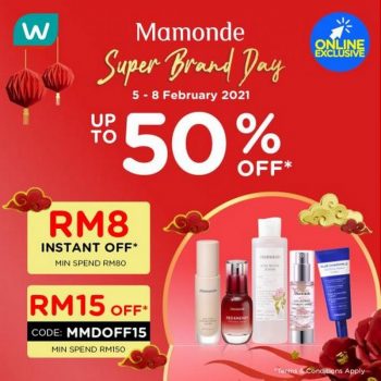 Watsons-Online-Mamonde-Super-Brand-Day-Sale-350x350 - Beauty & Health Health Supplements Johor Kedah Kelantan Kuala Lumpur Malaysia Sales Melaka Negeri Sembilan Online Store Pahang Penang Perak Perlis Personal Care Putrajaya Sabah Sarawak Selangor Skincare Terengganu 