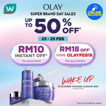 Watsons-Online-Olay-Super-Brand-Day-Sale-350x350 - Beauty & Health Johor Kedah Kelantan Kuala Lumpur Malaysia Sales Melaka Negeri Sembilan Pahang Penang Perak Perlis Personal Care Putrajaya Sabah Sarawak Selangor Skincare Terengganu 