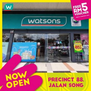 Watsons-Opening-Promotion-at-Precinct-88-Jalan-Song-350x350 - Beverages Food , Restaurant & Pub Promotions & Freebies Sarawak 