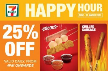 7-Eleven-Happy-Hour-Promotion-350x232 - Johor Kedah Kelantan Kuala Lumpur Melaka Negeri Sembilan Pahang Penang Perak Perlis Promotions & Freebies Putrajaya Sabah Sarawak Selangor Supermarket & Hypermarket Terengganu 