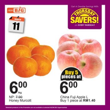 AEON-BiG-Thursday-Savers-Promotion-3-1-350x350 - Johor Kedah Kelantan Kuala Lumpur Melaka Negeri Sembilan Pahang Penang Perak Perlis Promotions & Freebies Putrajaya Sabah Sarawak Selangor Supermarket & Hypermarket Terengganu 