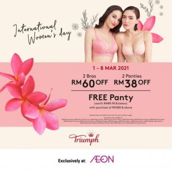 AEON-International-Womens-Day-Sale-6-350x350 - Johor Kedah Kelantan Kuala Lumpur Malaysia Sales Melaka Negeri Sembilan Pahang Penang Perak Perlis Putrajaya Sabah Sarawak Selangor Supermarket & Hypermarket Terengganu