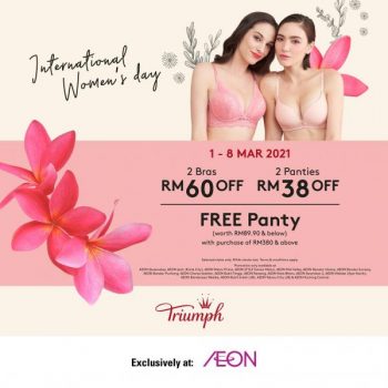 AEON-International-Womens-Day-Sale-6-350x350 - Johor Kedah Kelantan Kuala Lumpur Malaysia Sales Melaka Negeri Sembilan Pahang Penang Perak Perlis Putrajaya Sabah Sarawak Selangor Supermarket & Hypermarket Terengganu 