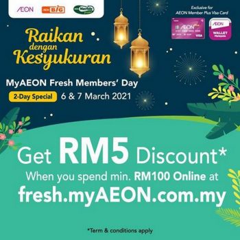 AEON-Online-MyAEON-Fresh-Members-Day-Promotion-350x350 - Johor Kedah Kelantan Kuala Lumpur Melaka Negeri Sembilan Online Store Pahang Penang Perak Perlis Promotions & Freebies Putrajaya Sabah Sarawak Selangor Supermarket & Hypermarket Terengganu 