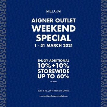 Aigner-Special-Sale-at-Johor-Premium-Outlets-350x350 - Bags Fashion Lifestyle & Department Store Johor Malaysia Sales 