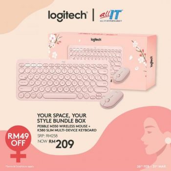 All-IT-Hypermarket-Logitech-International-Womens-Day-Promotion-1-350x350 - Computer Accessories Electronics & Computers IT Gadgets Accessories Johor Kedah Kelantan Kuala Lumpur Melaka Negeri Sembilan Pahang Penang Perak Perlis Promotions & Freebies Putrajaya Sabah Sarawak Selangor Terengganu 