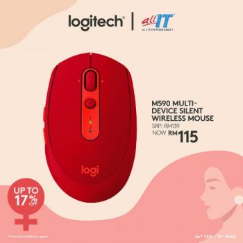 All-IT-Hypermarket-Logitech-International-Womens-Day-Promotion-5-350x350 - Computer Accessories Electronics & Computers IT Gadgets Accessories Johor Kedah Kelantan Kuala Lumpur Melaka Negeri Sembilan Pahang Penang Perak Perlis Promotions & Freebies Putrajaya Sabah Sarawak Selangor Terengganu 