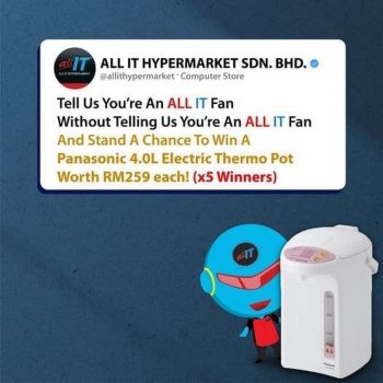 All-It-Hypermarket-Giveaway-Contest-350x350 - Computer Accessories Electronics & Computers Events & Fairs IT Gadgets Accessories Johor Kedah Kelantan Kuala Lumpur Melaka Negeri Sembilan Online Store Pahang Penang Perak Perlis Putrajaya Sabah Sarawak Selangor Terengganu 