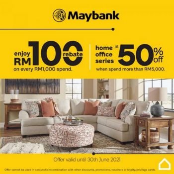 Ashley-Furniture-HomeStore-RM100-Rebate-50-OFF-Promotion-with-Maybank-350x350 - Bank & Finance Furniture Home & Garden & Tools Home Decor Johor Kedah Kelantan Kuala Lumpur Maybank Melaka Negeri Sembilan Pahang Penang Perak Perlis Promotions & Freebies Putrajaya Sabah Sarawak Selangor Terengganu 