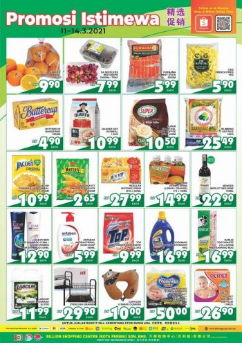 BILLION-Weekend-Promotion-at-Kota-Permai-350x495 - Penang Promotions & Freebies Supermarket & Hypermarket 