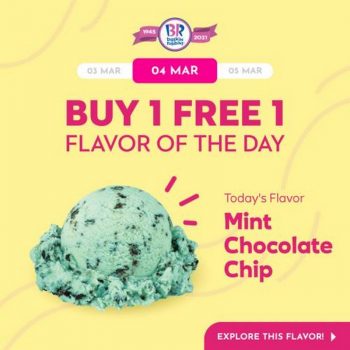 Baskin-Robbins-Mint-Chocolate-Chip-Buy-1-Free-1-Promotion-350x350 - Beverages Food , Restaurant & Pub Ice Cream Johor Kedah Kelantan Kuala Lumpur Melaka Negeri Sembilan Pahang Penang Perak Perlis Promotions & Freebies Putrajaya Sabah Sarawak Selangor Terengganu 