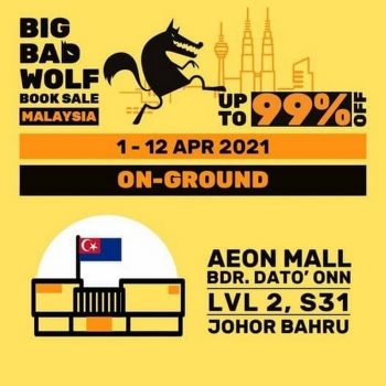 Big-Bad-Wolf-Books-Book-Sale-at-AEON-MALL-Bandar-Dato-Onn-350x350 - Books & Magazines Johor Malaysia Sales Stationery 