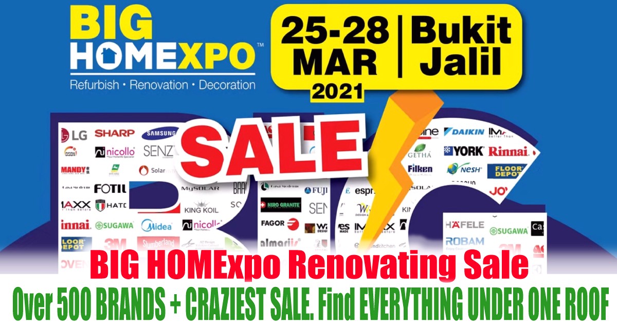 Big-HOMEXPO-Bukit-Jalil-Warehouse-Sale-Clearance-Malaysia-Jualan-Gudang-2021 - Electronics & Computers Furniture Home & Garden & Tools Home Appliances Home Decor Kuala Lumpur Selangor Warehouse Sale & Clearance in Malaysia 
