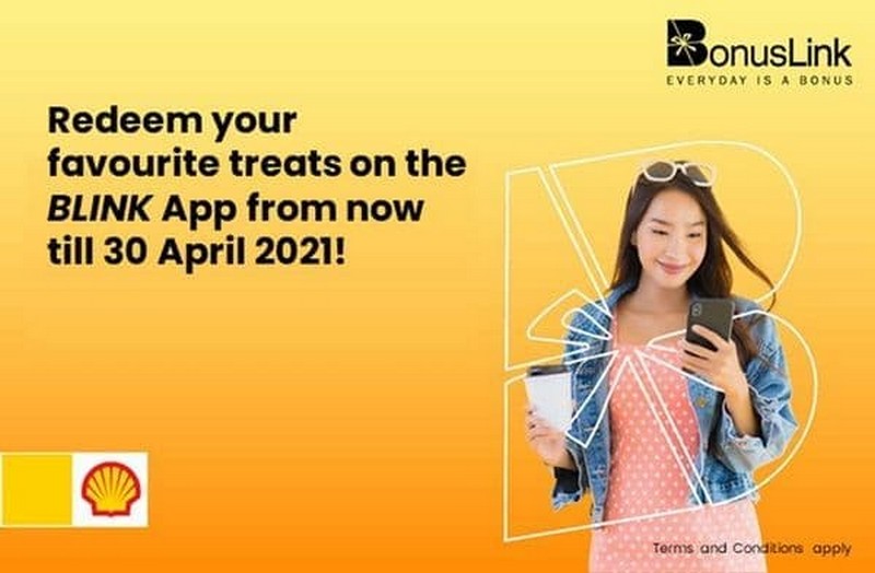 Now till 30 Apr 2021 BonusLink BLINK App Promo
