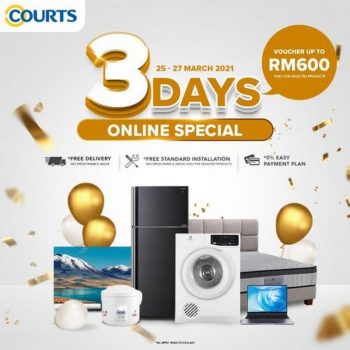 COURTS-Online-3-Days-Promotion-350x350 - Computer Accessories Electronics & Computers Home Appliances IT Gadgets Accessories Johor Kedah Kelantan Kitchen Appliances Kuala Lumpur Melaka Negeri Sembilan Online Store Pahang Penang Perak Perlis Promotions & Freebies Putrajaya Sabah Sarawak Selangor Terengganu 