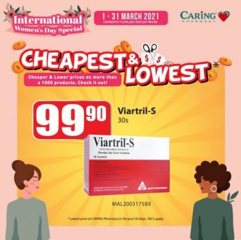 Caring-Pharmacy-International-Womens-Day-Promotion-5-350x349 - Beauty & Health Health Supplements Johor Kedah Kelantan Kuala Lumpur Melaka Negeri Sembilan Online Store Pahang Penang Perak Perlis Personal Care Promotions & Freebies Putrajaya Sabah Sarawak Selangor Terengganu