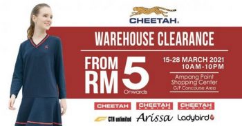 Cheetah-Warehouse-Clearance-Sale-at-Ampang-Point-350x183 - Apparels Fashion Accessories Fashion Lifestyle & Department Store Selangor Warehouse Sale & Clearance in Malaysia 