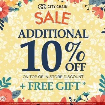 City-Chain-Marvelous-March-Spring-Sale-350x350 - Fashion Accessories Fashion Lifestyle & Department Store Johor Kedah Kelantan Kuala Lumpur Malaysia Sales Melaka Negeri Sembilan Pahang Penang Perak Perlis Putrajaya Sabah Sarawak Selangor Terengganu Watches 